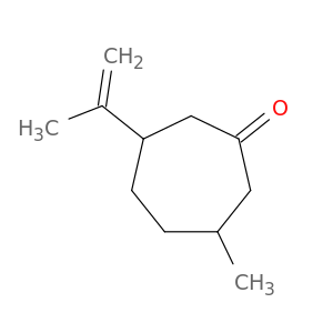 Cycloheptanone, 3-methyl-6-(1-methylethenyl)-
