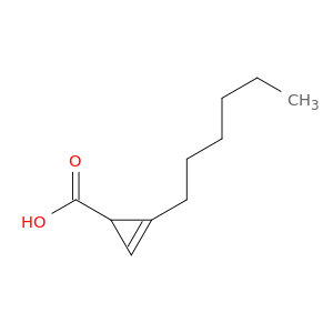2-Cyclopropene-1-carboxylic acid, 2-hexyl-