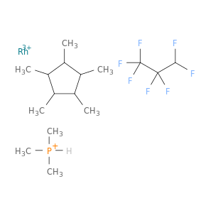 1,1,1,2,2,3,3-HEPTAFLUOROPROPANE; 1,2,3,4,5-PENTAMETHYLCYCLOPENTANE; RHODIUM; TRIMETHYLPHOSPHANIUM