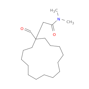 Cyclopentadecaneacetamide, 1-formyl-N,N-dimethyl-