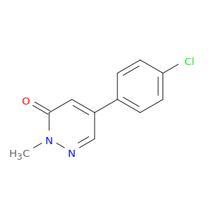 3(2H)-Pyridazinone, 5-(4-chlorophenyl)-2-methyl-