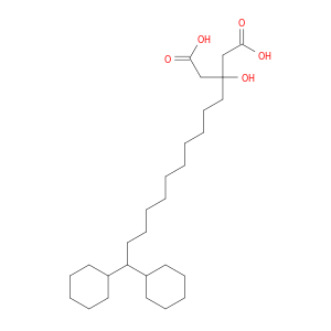 Pentanedioic acid, 3-(11,11-dicyclohexylundecyl)-3-hydroxy-