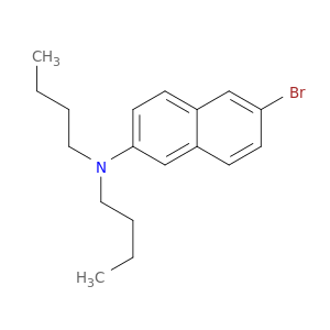 2-Naphthalenamine, 6-bromo-N,N-dibutyl-