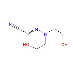 Acetonitrile, [bis(2-hydroxyethyl)hydrazono]-