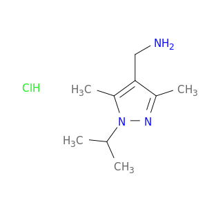 (1-Isopropyl-3,5-dimethyl-1H-pyrazol-4-yl)methanamine hydrochloride
