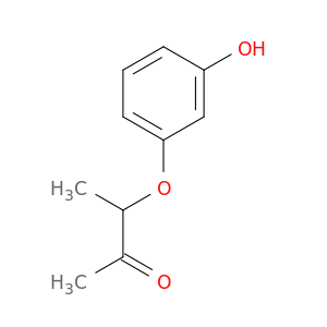 2-Butanone, 3-(3-hydroxyphenoxy)-