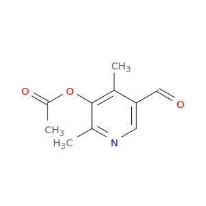 5-formyl-2,4-dimethylpyridin-3-yl acetate