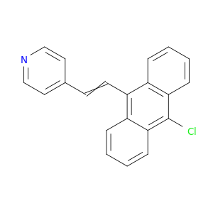Pyridine, 4-[2-(10-chloro-9-anthracenyl)ethenyl]-