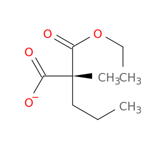 Propanedioic acid, methylpropyl-, monoethyl ester, (R)-