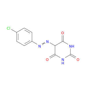 2,4,6(1H,3H,5H)-Pyrimidinetrione, 5-[(4-chlorophenyl)azo]-