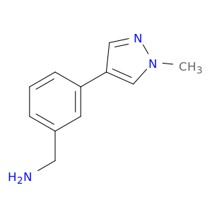 [3-(1-Methyl-1H-pyrazol-4-yl)phenyl]methanamine