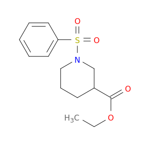 3-Piperidinecarboxylic acid, 1-(phenylsulfonyl)-, ethyl ester