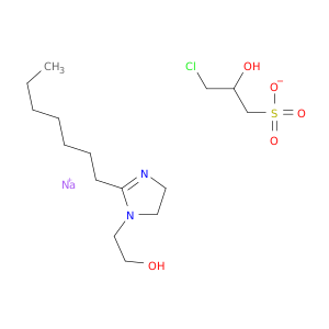1-丙二磺酸,3-氯-2-羟基-,钠盐(1：1),反应产物,具有2-Hepte-4,5-二氢-1H-咪唑-1-乙醇