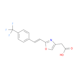 4-Oxazoleacetic acid, 2-[(1E)-2-[4-(trifluoromethyl)phenyl]ethenyl]-