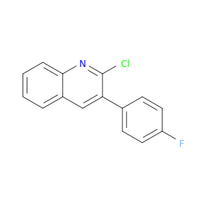 Quinoline, 2-chloro-3-(4-fluorophenyl)-