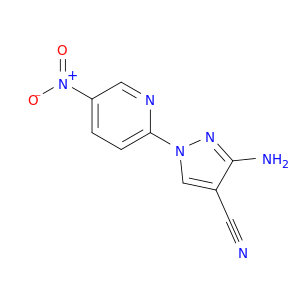 3-amino-1-(5-nitropyridin-2-yl)-1H-pyrazole-4-carbonitrile