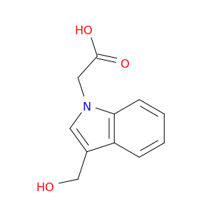 1H-Indole-1-acetic acid, 3-(hydroxymethyl)-