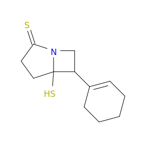 1-Azabicyclo[3.2.0]heptane-2-thione, 6-(1-cyclohexen-1-yl)-5-mercapto-