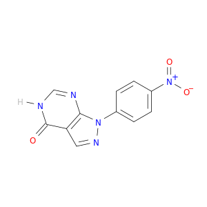 1,5-二氢-1-(4-硝基苯基)-4H-吡唑[3,4-D]嘧啶-4-一