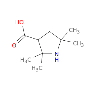 3-Pyrrolidinecarboxylic acid, 2,2,5,5-tetramethyl-
