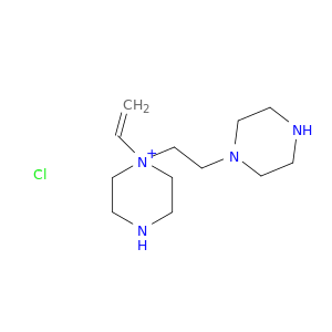 Piperazinium, 1-ethenyl-1-[2-(1-piperazinyl)ethyl]-, chloride