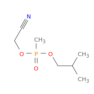 Phosphonic acid, methyl-, cyanomethyl 2-methylpropyl ester