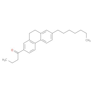 1-Butanone, 1-(7-heptyl-9,10-dihydro-2-phenanthrenyl)-