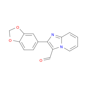 Imidazo[1,2-a]pyridine-3-carboxaldehyde,2-(1,3-benzodioxol-5-yl)-