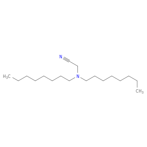 Acetonitrile, (dioctylamino)-