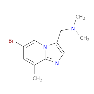 ({6-bromo-8-methylimidazo[1,2-a]pyridin-3-yl}methyl)dimethylamine