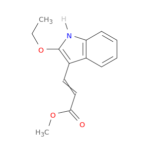 2-Propenoic acid, 3-(2-ethoxy-1H-indol-3-yl)-, methyl ester