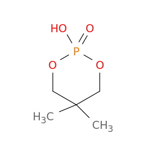 2-hydroxy-5,5-dimethyl-1,3-dioxa-2$l^C<sub>5</sub>H<sub>11</sub>O<sub>4</sub>P-phosphacyclohexane 2-oxide