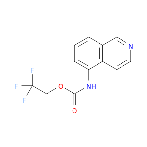 2,2,2-三氟乙基-N-(异喹啉-5-基)氨基甲酸酯