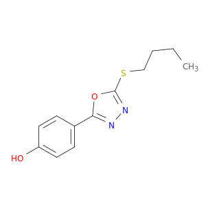 Phenol, 4-[5-(butylthio)-1,3,4-oxadiazol-2-yl]-
