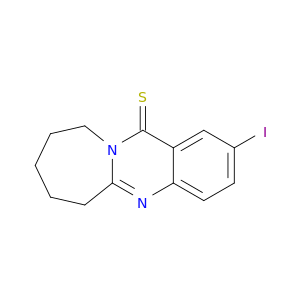 Azepino[2,1-b]quinazoline-12(6H)-thione, 7,8,9,10-tetrahydro-2-iodo-