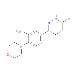 3(2H)-Pyridazinone, 4,5-dihydro-6-[3-methyl-4-(4-morpholinyl)phenyl]-