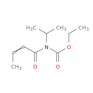 Carbamic acid, (1-methylethyl)(1-oxo-2-butenyl)-, ethyl ester