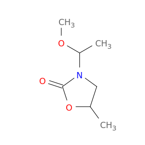 2-Oxazolidinone, 3-(1-methoxyethyl)-5-methyl-