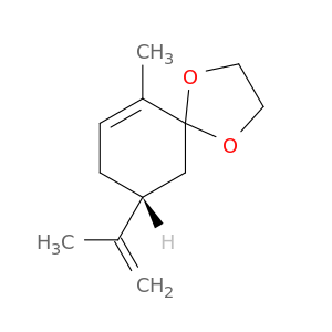 1,4-Dioxaspiro[4.5]dec-6-ene, 6-methyl-9-(1-methylethenyl)-, (9R)-