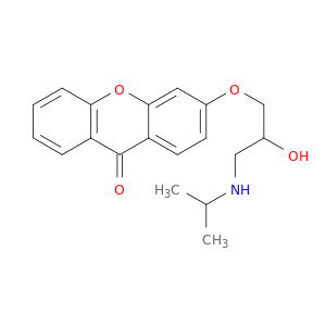 9H-Xanthen-9-one,3-[2-hydroxy-3-[(1-methylethyl)amino]propoxy]-