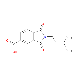 2-(3-Methylbutyl)-1,3-dioxo-2,3-dihydro-1H-isoindole-5-carboxylic Acid