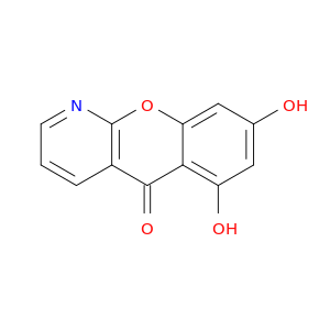 5H-[1]Benzopyrano[2,3-b]pyridin-5-one, 6,8-dihydroxy-