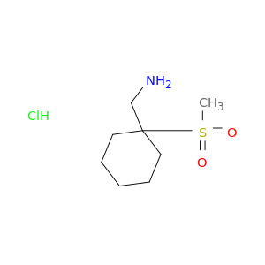 (1-Methanesulfonylcyclohexyl)methanamine hydrochloride
