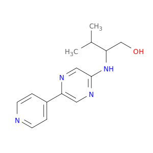 1-Butanol, 3-methyl-2-[[5-(4-pyridinyl)pyrazinyl]amino]-