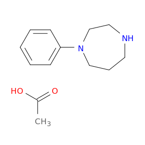 1-phenyl-1,4-diazepane acetate