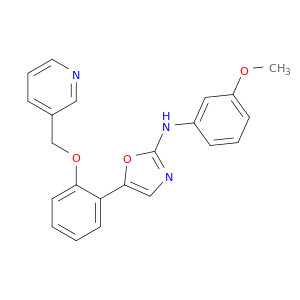 2-Oxazolamine, N-(3-methoxyphenyl)-5-[2-(3-pyridinylmethoxy)phenyl]-