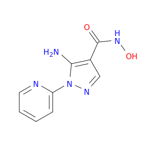 1H-Pyrazole-4-carboxamide, 5-amino-N-hydroxy-1-(2-pyridinyl)-