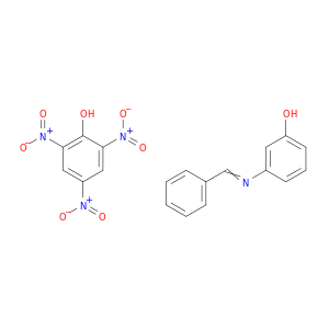 Phenol, 3-[(phenylmethylene)amino]-, compd. with 2,4,6-trinitrophenol(1:1)