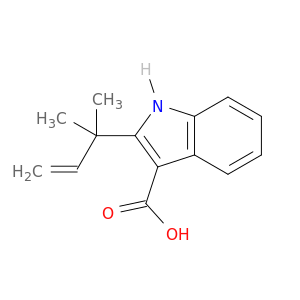 1H-Indole-3-carboxylic acid, 2-(1,1-dimethyl-2-propenyl)-