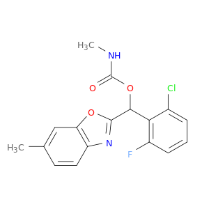 2-Benzoxazolemethanol,a-(2-chloro-6-fluorophenyl)-6-methyl-, methylcarbamate (ester) (9CI)